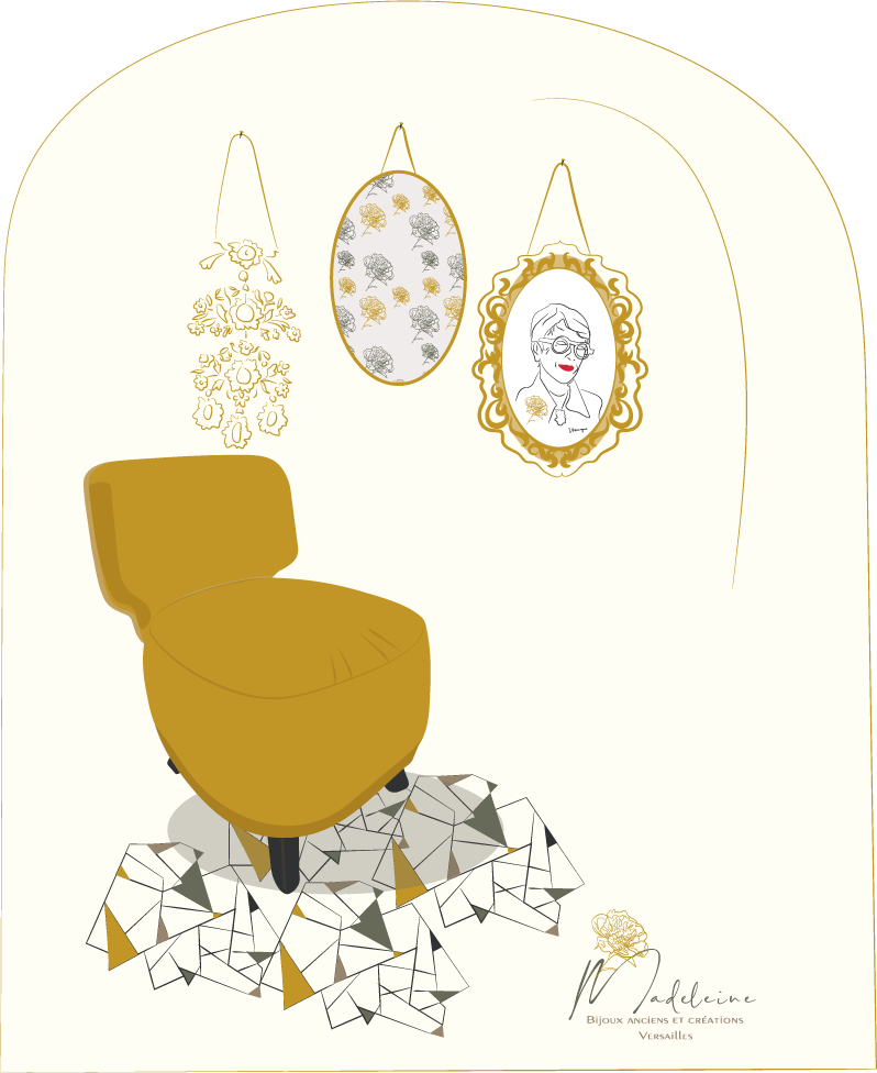 Galerie Madeleine Versailles Boudoir Bijoux Croix Papillon 19ème siècle Achat Vente Bijoux Anciens Création Réparation Transformation Expertise